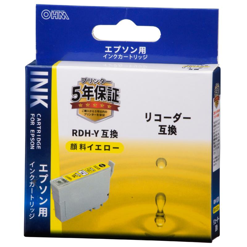 エプソン互換インク リコーダー Rdh Y イエロー Ink Erdhb Y 01 4311 オーム電機 01 4311 E プライス 通販 Yahoo ショッピング