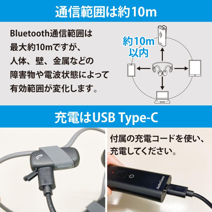 OHM イヤホンマイク AudioComm 骨伝導イヤホン+集音器セット|HP OHM イヤホンマイク AudioComm 骨伝導イヤホン+集音器セット|HP
