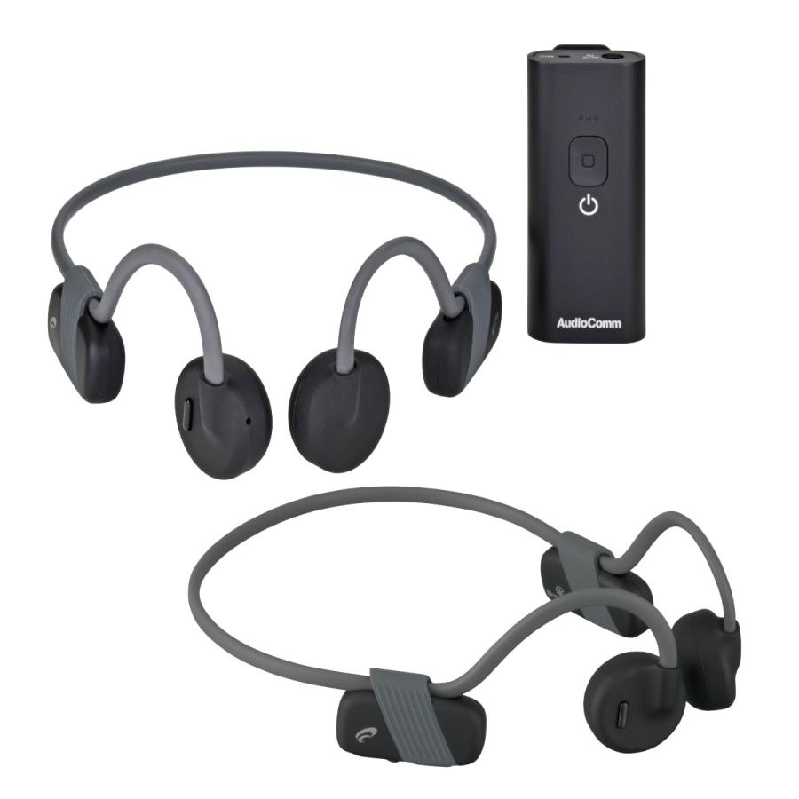 OHM（オーム電機） イヤホンマイク AudioComm 骨伝導イヤホン+集音器