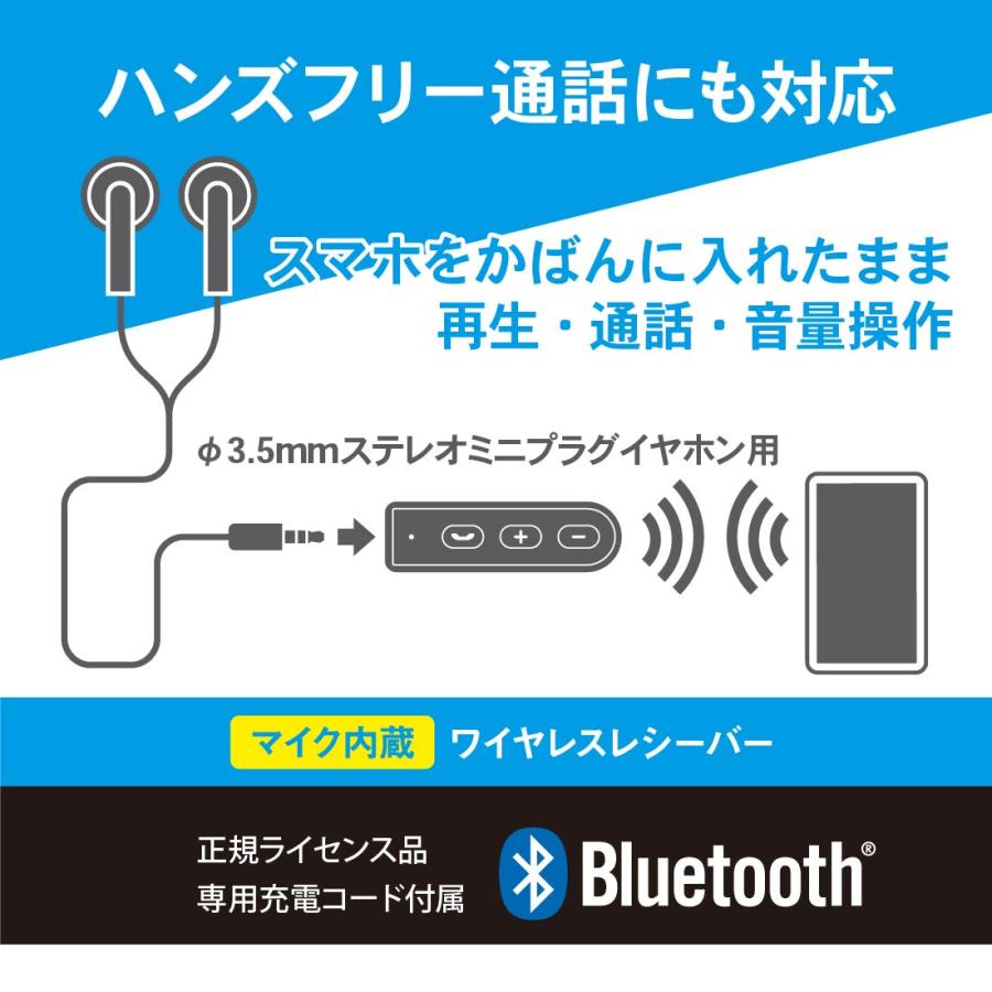 AudioComm ワイヤレスレシーバー AudioComm｜HP-W33N 03-2044 オーム