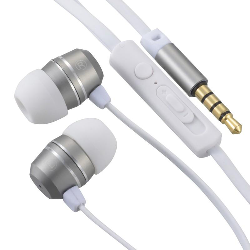 数量限定 Audiocomm ステレオイヤホン スマホ対応 マイク付 ボリュームコントローラー付 シルバー Hp B163n S 03 2255 03 2255 E プライス 通販 Yahoo ショッピング