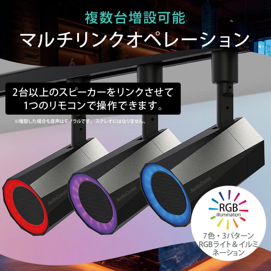 レールスピーカー ASP-WR200N AudioComm レールスピーカー ライティングダクト接続タイプ｜ASP