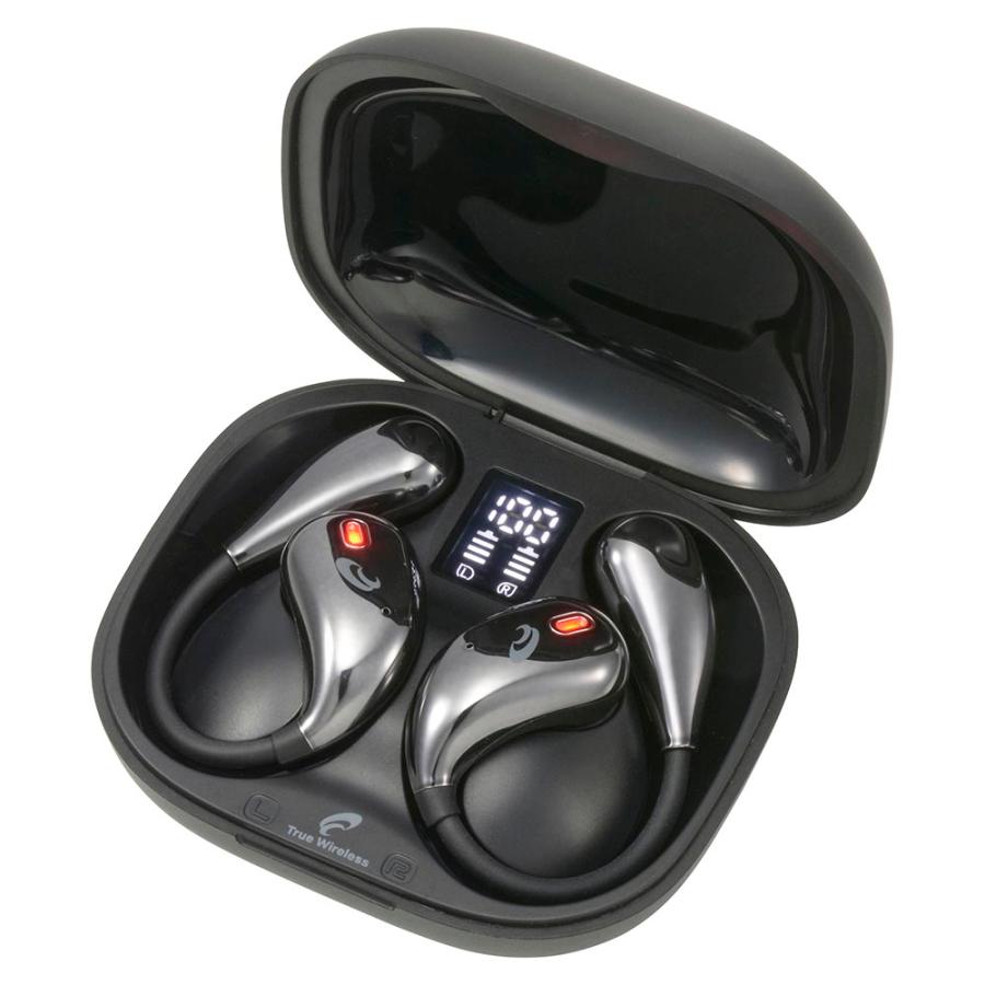 mwmDOTS ワイヤレスイヤホン・ブラック【新品未使用】イヤーフック付き AudioComm 完全ワイヤレスイヤホン OWS イヤーフック ブラック｜HP