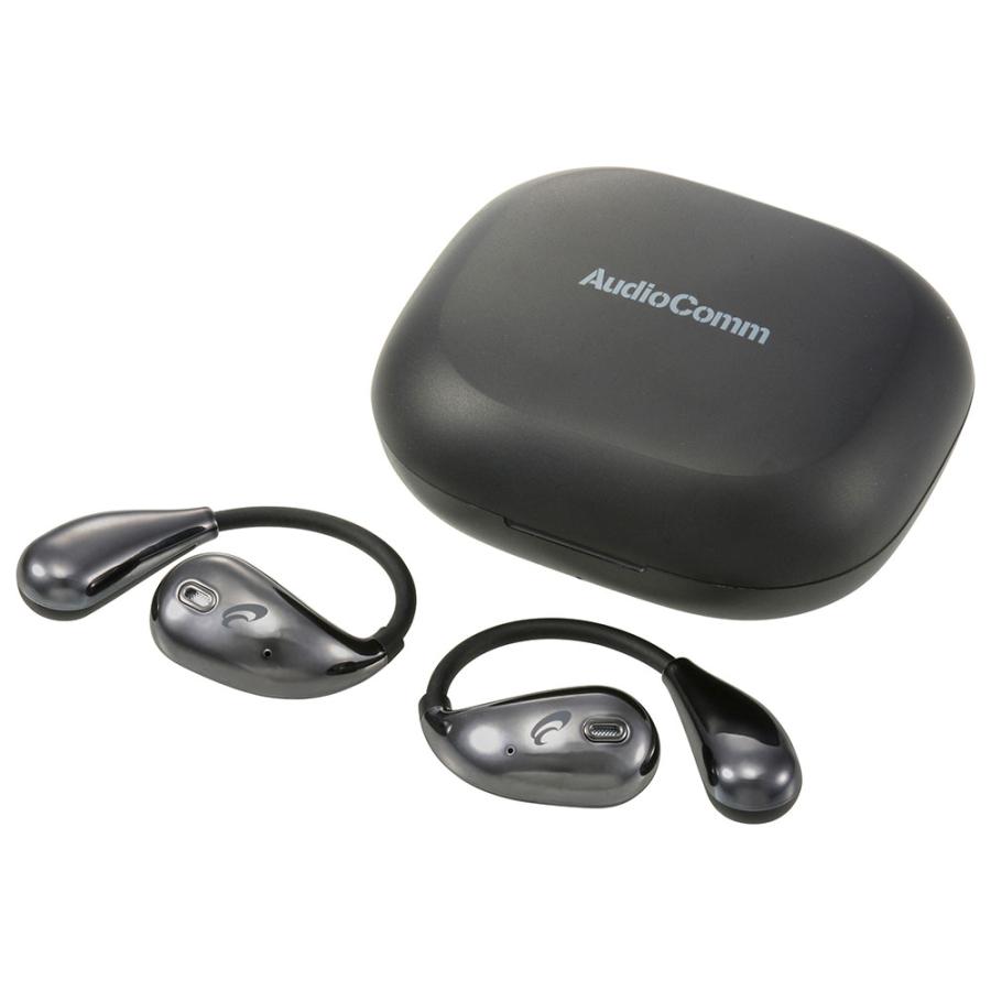 mwmDOTS ワイヤレスイヤホン・ブラック【新品未使用】イヤーフック付き AudioComm 完全ワイヤレスイヤホン OWS イヤーフック ブラック｜HP