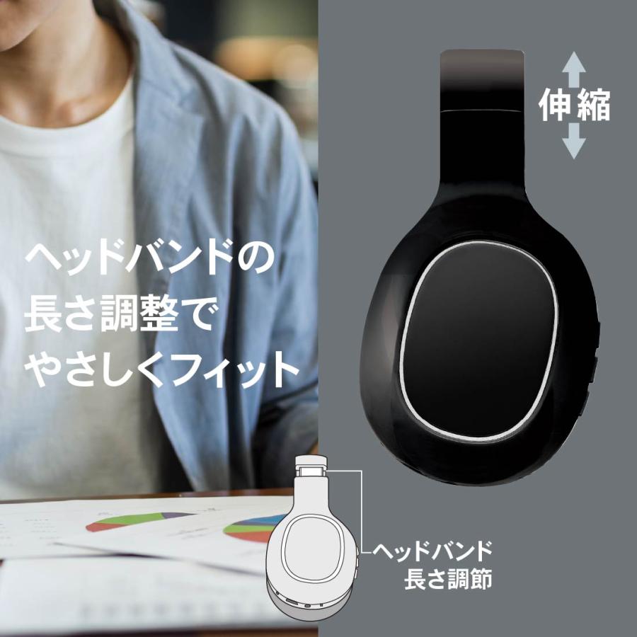 AudioComm ヘッドホン ワイヤレス Bluetooth ステレオヘッドホン