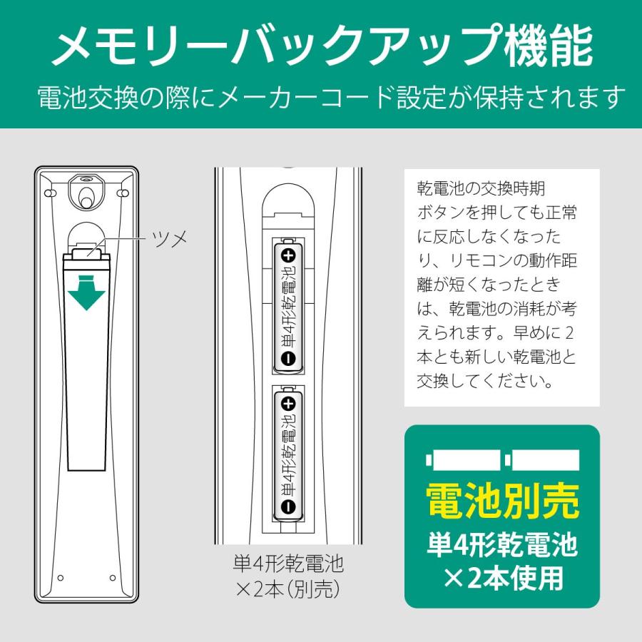 AudioComm リモコン テレビ テレビリモコン 汎用 レコーダー