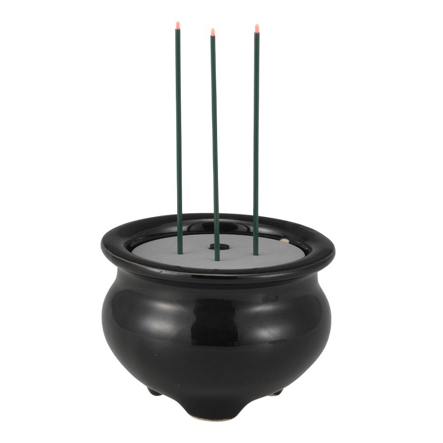 OHM（オーム電機） LED線香 LED電池式線香 電子線香 せんこう 陶器