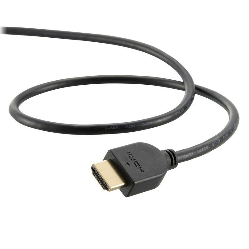 OHM（オーム電機） HDMIケーブル HDMIやわらかケーブル スリムタイプ