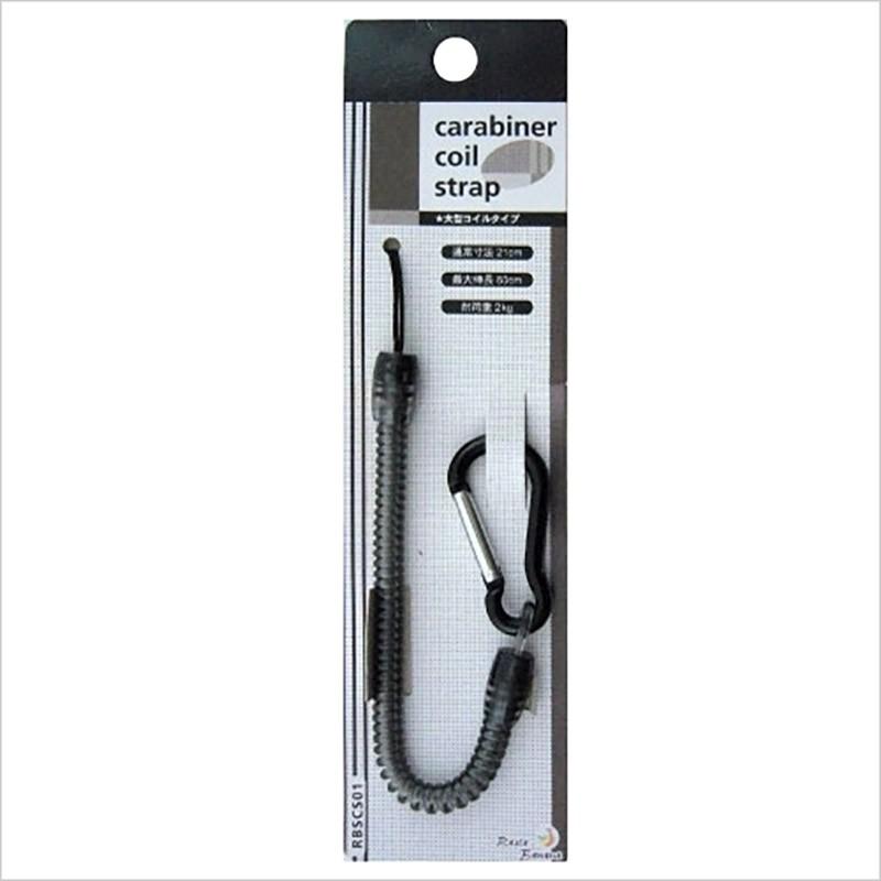 ラスタバナナ カラビナ付コイルストラップ 太 ブラック Rbscs01 05 5656 05 5656 E プライス 通販 Yahoo ショッピング