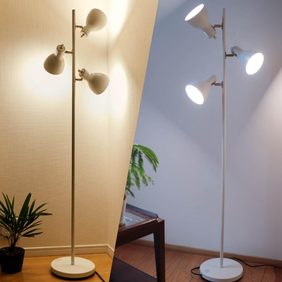 OHM（オーム電機） フロアライト フロアスタンド ホワイト_TF-YN30BW-W