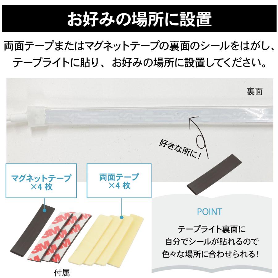 OHM（オーム電機） LEDテープライト USB式 テープ長さ1.5m｜NIT