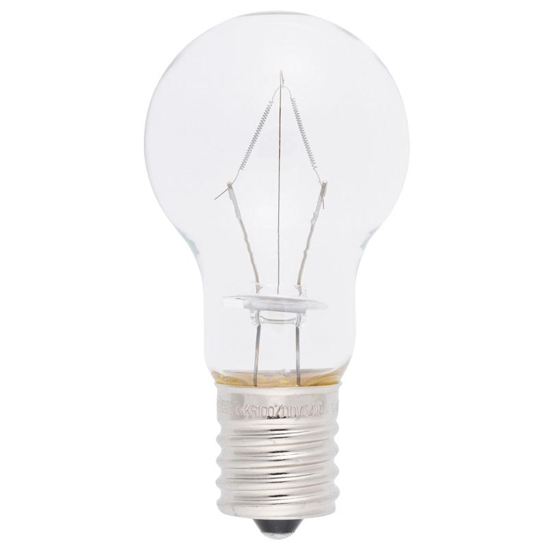 OHM（オーム電機） ミニクリプトン電球 E17 40W形 クリア 2個入 KR100