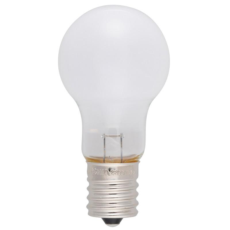 OHM（オーム電機） ミニクリプトン電球 E17 40W形 ホワイト 2個入