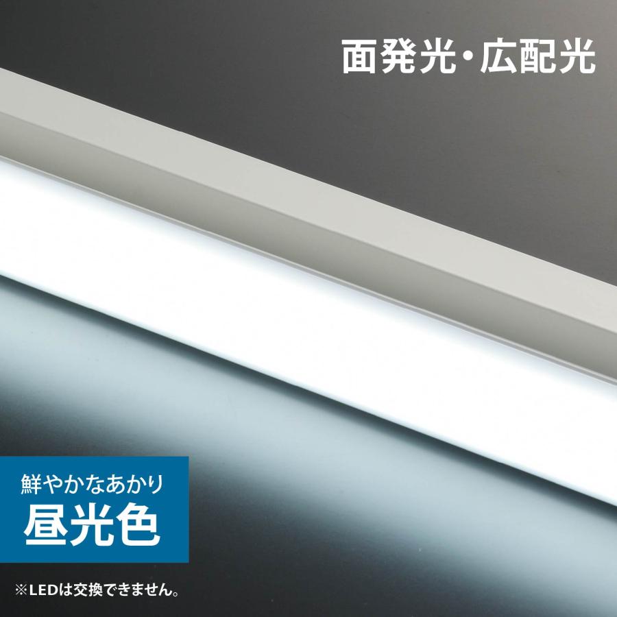 【2010直線】コンセント式 LED多目的灯 昼光色 新品 送料無料 OHM LEDイーブライトスリム多目的灯 コンセント式 昼光色 10W