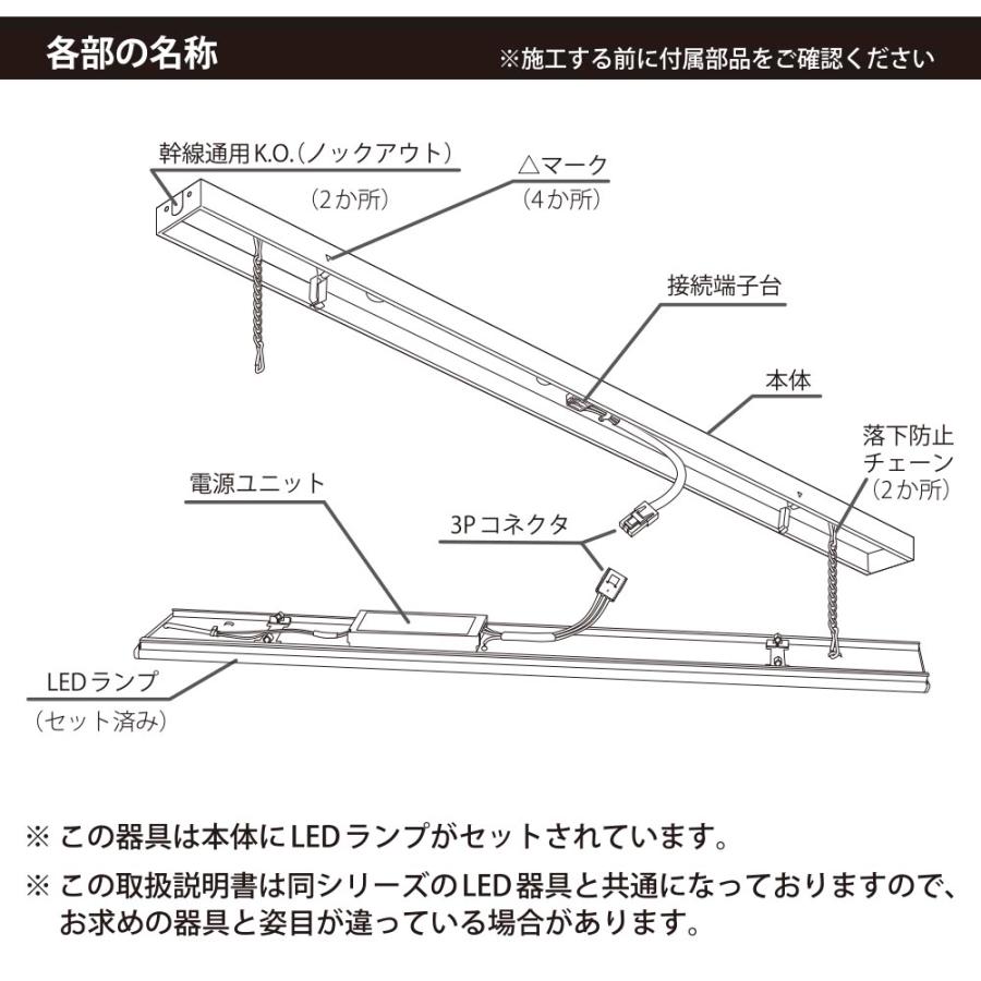 OHM（オーム電機） LEDベースライト トラフ形 40形 6900lm 昼光色｜LT