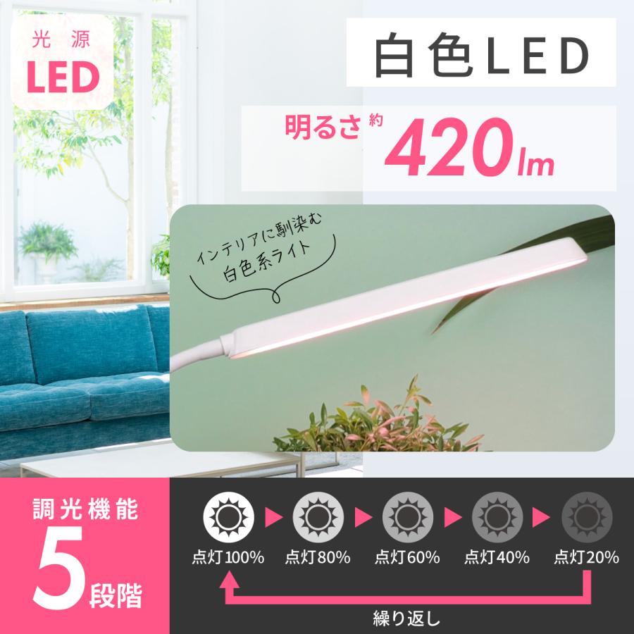 OHM（オーム電機） 爆買 植物育成ライト クリップ式｜TT-YG03N1A-W 06
