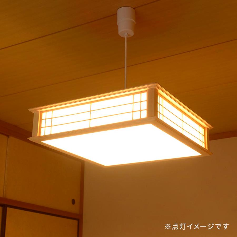 OHM（オーム電機） LED和風ペンダントライト 調光 8畳用 電球色｜LT