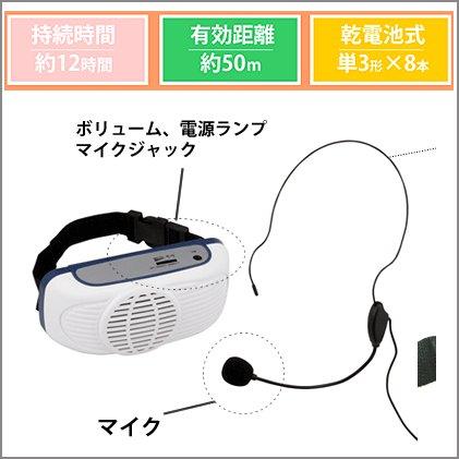 拡声器 マイク ハンズフリーマイク ハンズフリーメガホン ポータブル