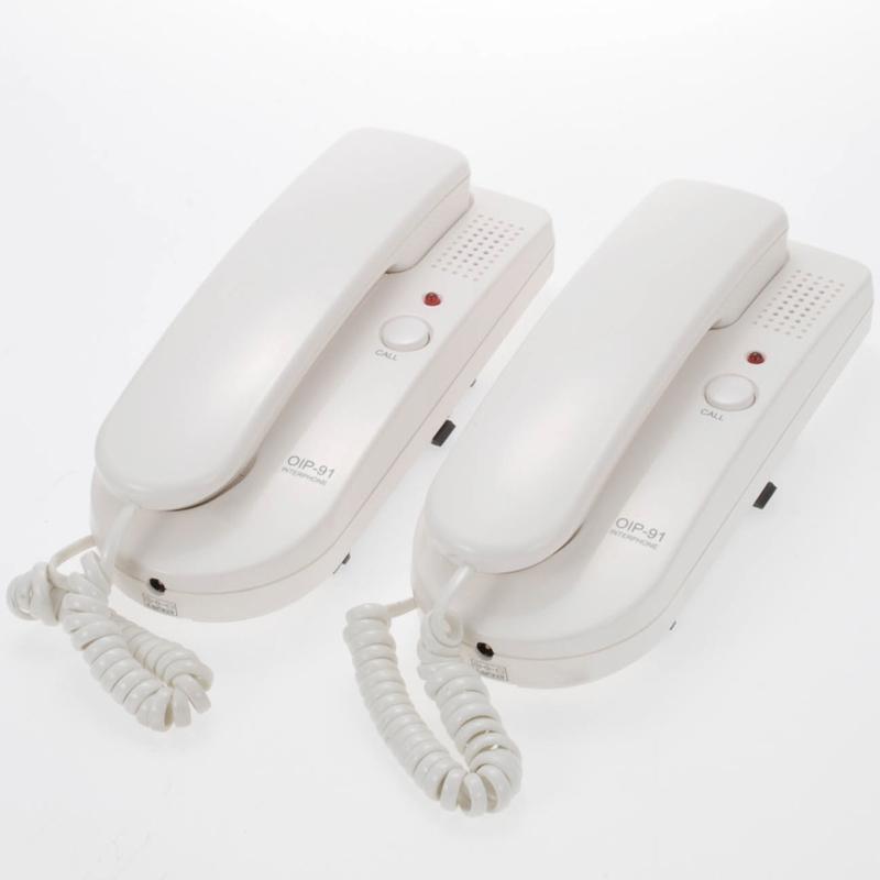 電話型インターホン 乾電池式 屋内用 Oip 91 07 5001 オーム電機 07 5001 E プライス 通販 Yahoo ショッピング