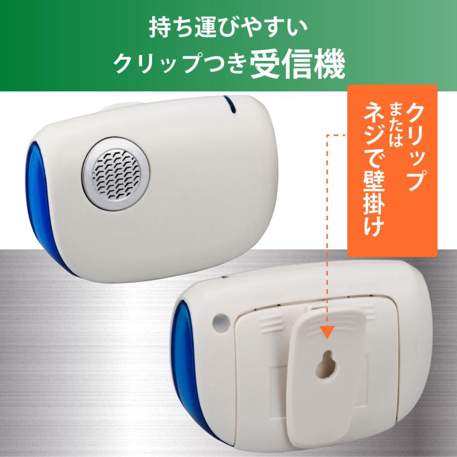 OHM（オーム電機） チャイム ワイヤレス コールチャイムセット 呼び鈴
