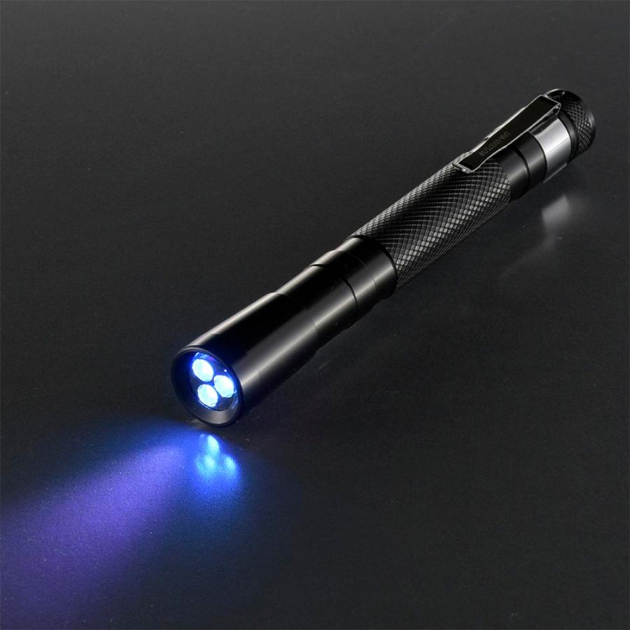 KINGBO ブラックライト 3個セット ブラックライト LED3灯式 UVブラックライト｜LHA-UV375/3-K2 08