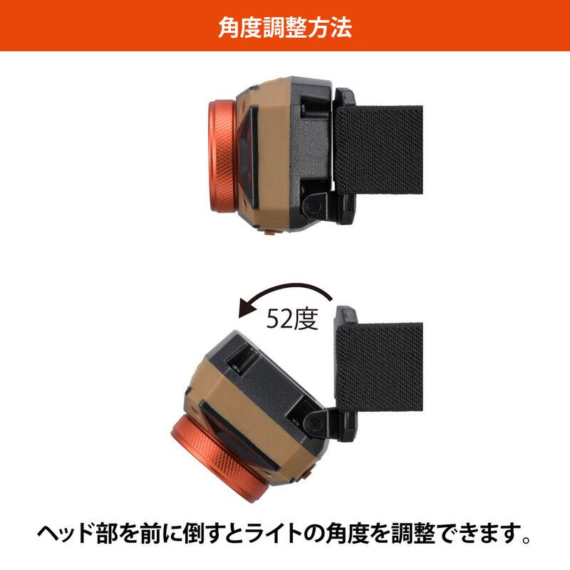 USB充電式LEDヘッドライト 940ルーメン ｜LC-VR940-KD 08-1080 オーム