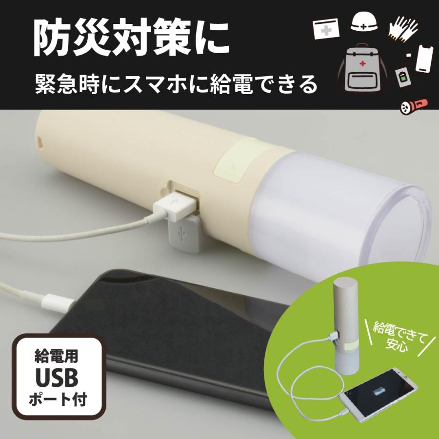 懐中電灯 LEDトーチライト&ランタン 300ルーメン｜LP-300AU-W 08-1339
