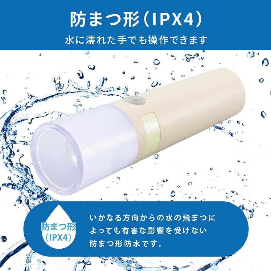 懐中電灯 LEDトーチライト&ランタン 300ルーメン｜LP-300AU-W 08-1339