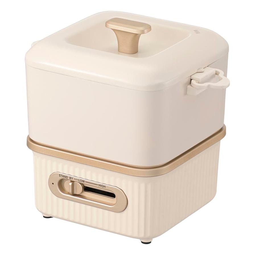 OHM（オーム電機） ラーメン鍋 ひとり 電気鍋 卓上 グリル鍋 電気調理