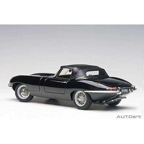 AUTOart 1/18 ジャガー Eタイプ ロードスター シリーズI 3.8 ブラック 完成品 AUTOart