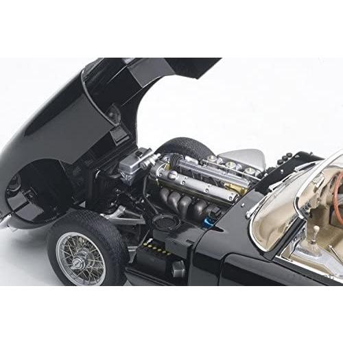 AUTOart 1/18 ジャガー Eタイプ ロードスター シリーズI 3.8 ブラック 完成品 AUTOart