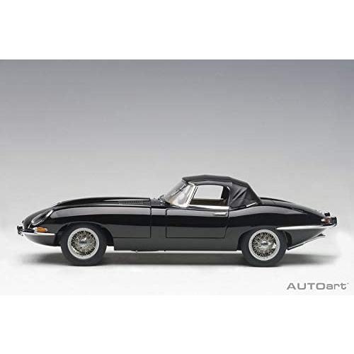 AUTOart 1/18 ジャガー Eタイプ ロードスター シリーズI 3.8 ブラック 完成品 AUTOart