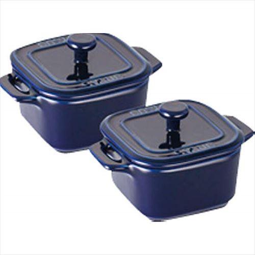 ストウブ セラミック エクストラ ミニスクエア ココット ペア ブルー 099 Ataub 電子レンジ オーブンok 21s7340 041 s7372 021 イープロム ヤフー店 通販 Yahoo ショッピング