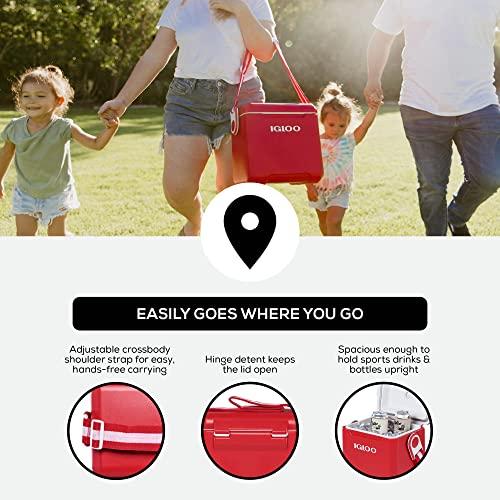 イグルー(Igloo) クーラーボックス タグアロング 11QT(10L) レッド 