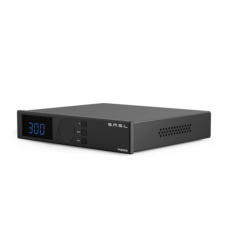S.M.S.L A300 パワーアンプ BTLモード Bluetooth5.0 AMP RCA USB デジタルアンプ ハイレゾオーディオ リモコン付き パワーアンプ パワーアンプ 8Ω