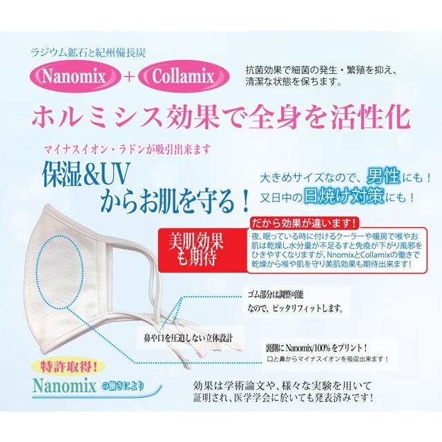 ラジウムマスク☆新品☆ マスク 日本製 洗える 立体 布 冬 大人 布マスク 大きめ ラジウム鉱石
