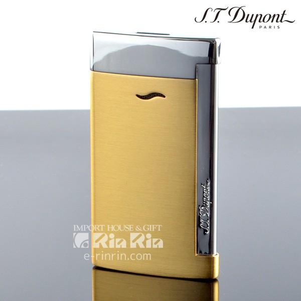 デュポン ともし火か細い7 SLIM7 27703 黄色ゴールド slim7 デュポンともし火[Dupont] ブランド名 ともし火 ターボともし火 ガスライター-ライター