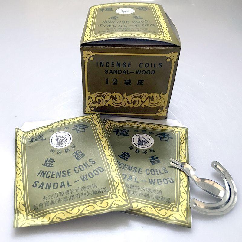寿星牌-白檀渦巻き香（Sandalwood） 壇香5箱セット danko-5p