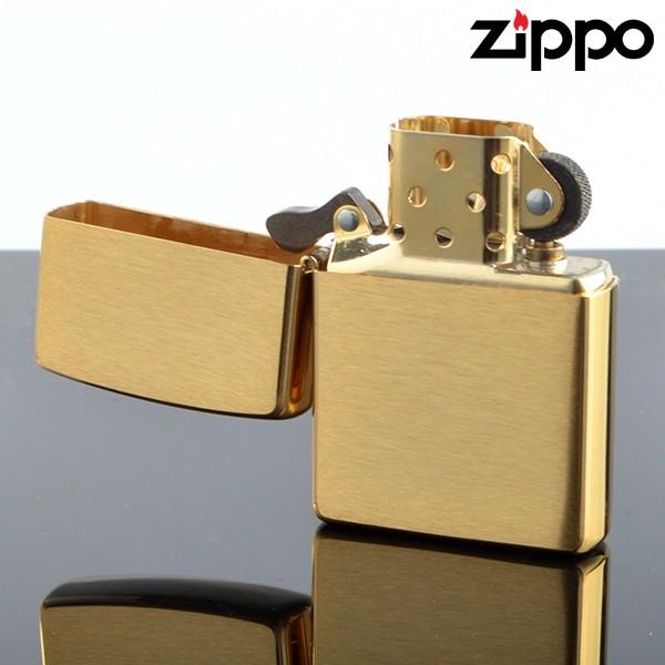 Zippo ジッポライター zp204b スタンダード ブラスサテーナ オイル