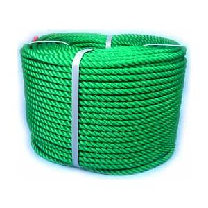 【送料無料】緑化グリーンロープ１６ｍｍ２００ｍ巻