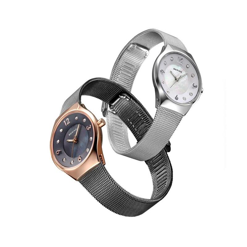 BERING ベーリング 11427-262 クラシック スカンジナビアン カービングメッシュ グレー レディース 【正規】 | BERING | 01