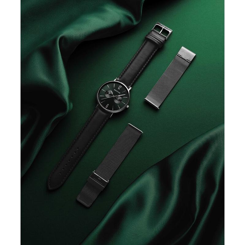 BERING ベーリング 14240-409 ディープグリーン チェンジズ 革＆メッシュベルト 替えベルト付き メンズユニセックス【正規】 | BERING | 05