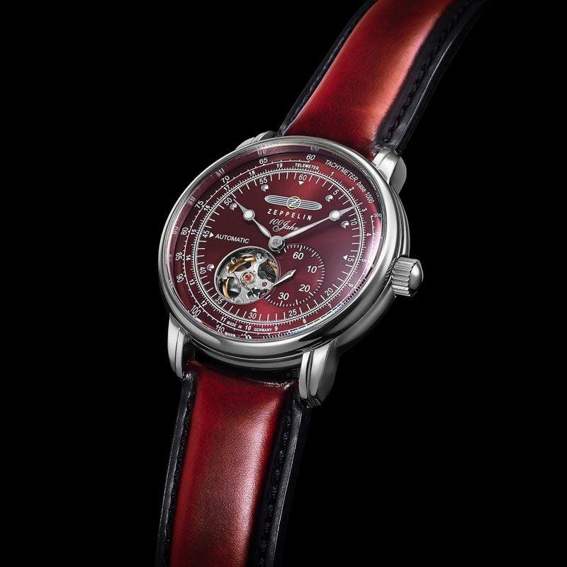 ZEPPELIN ツェッペリン 7662-7SET 100周年記念シリーズ オープンハート 替えバンド レッド 自動巻【正規】 | ZEPPELIN | 01