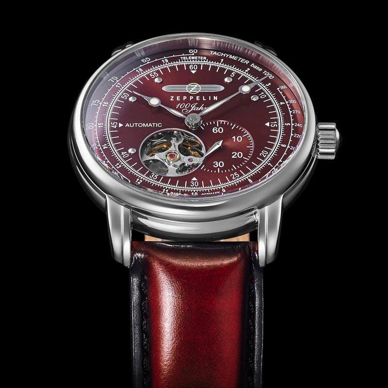ZEPPELIN ツェッペリン 7662-7SET 100周年記念シリーズ オープンハート 替えバンド レッド 自動巻【正規】 | ZEPPELIN | 02