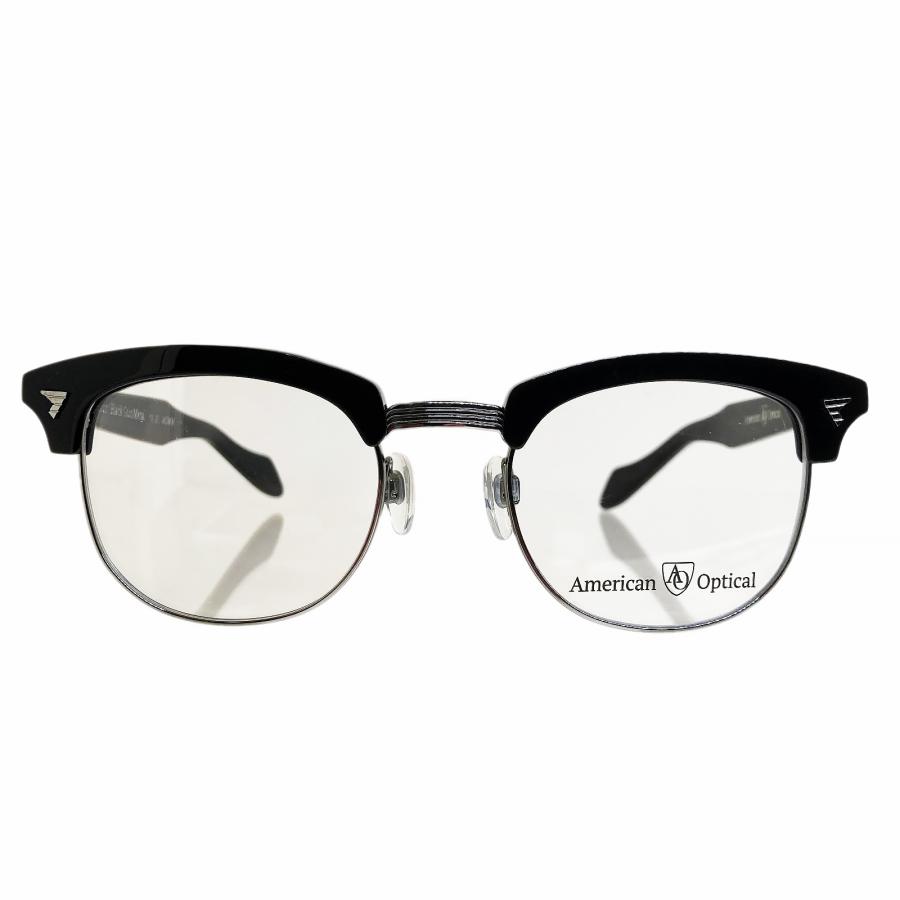American Optical アメリカン オプティカル Sirmont サーモント Col.Black/Gun サーモントブロー メガネ サングラス 正規取扱店 | AMERICAN OPTICAL | 01