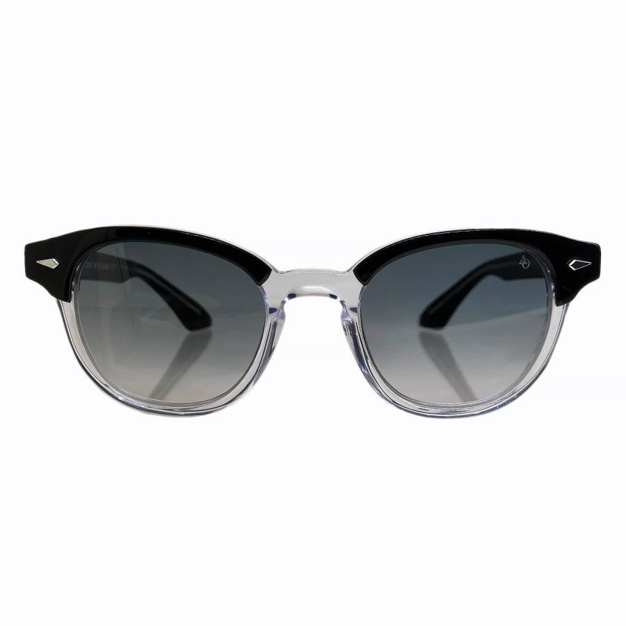 American Optical アメリカン オプティカル Times タイムス Col.BLACK CRYSTAL/GRAY GRAD(NYLON) ボストンタイプ メガネ サングラス 正規取扱店 | AMERICAN OPTICAL | 01