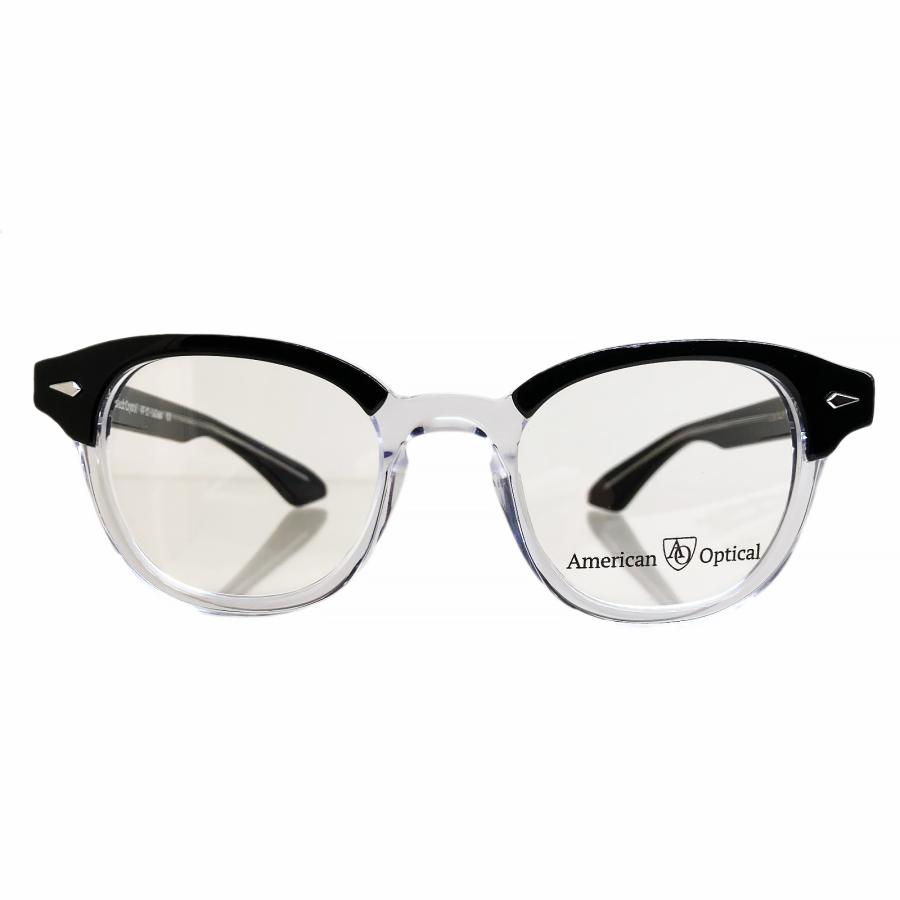 American Optical アメリカン オプティカル Times タイムス Col.BLACK CRYSTAL ボストンタイプ メガネ サングラス 正規取扱店 | AMERICAN OPTICAL | 01