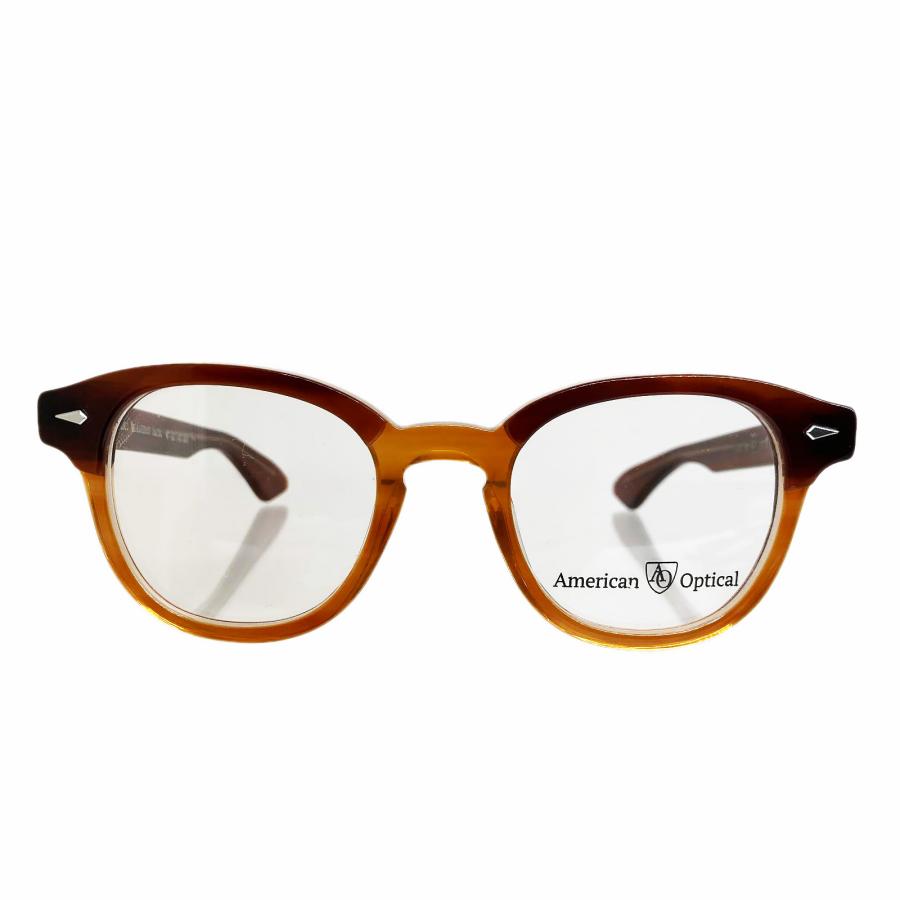 American Optical アメリカン オプティカル Times タイムス Col.CHESTNUT SAND ボストンタイプ メガネ サングラス 正規取扱店 | AMERICAN OPTICAL | 01