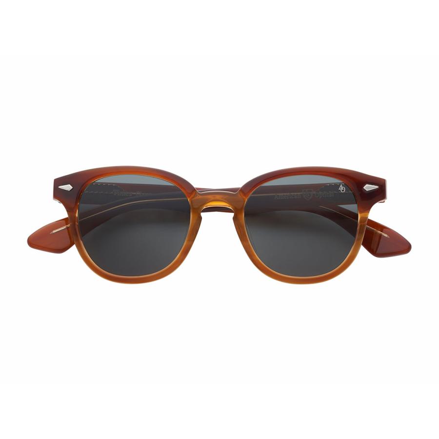 American Optical アメリカン オプティカル Times タイムス Col.CHESTNUT SAND/GRAY GRAD(NYLON) ボストンタイプ メガネ サングラス 正規取扱店 | AMERICAN OPTICAL | 06