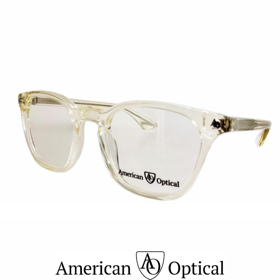 American Optical アメリカン オプティカル Explorer エクスプローラ Col.CHAMPAGNE キハク ウェリントンタイプ メガネ サングラス 正規取扱店 | AMERICAN OPTICAL